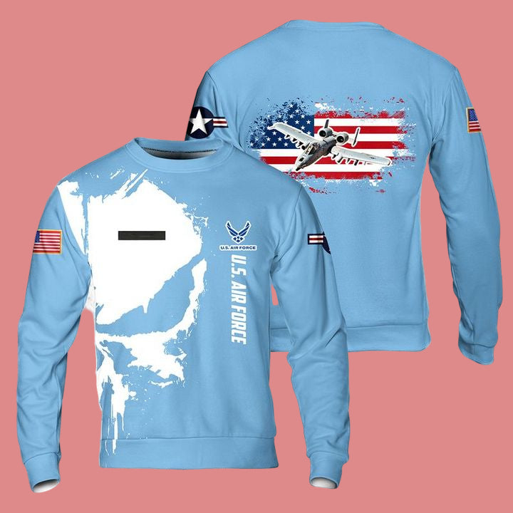 US Air Force Fairchild Republic A-10 Thunderbolt II Sweater 3D ? Usalast