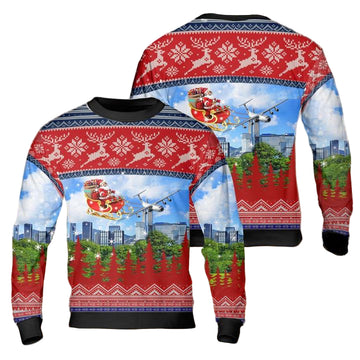 US Air Force Hanoi Taxi Lockheed C-141 Starlifter Christmas AOP Sweater ? Usalast