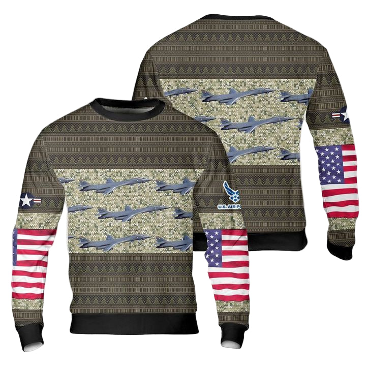 US Air Force Rockwell B-1B Lancer Sweater 3D ? Usalast
