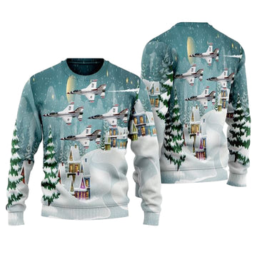 US Air Force Thunderbirds Christmas Sweater 3D ? Usalast