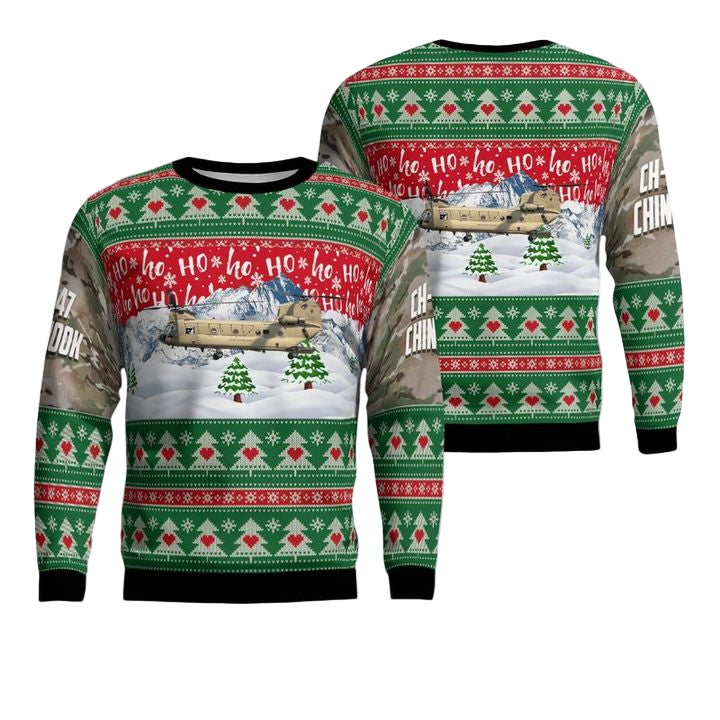 US Army CH-47F Chinook Sweater 3D ? Usalast