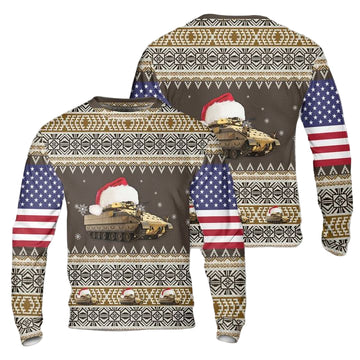 US Army M2A3 Bradley Christmas Sweater 3D ? Usalast