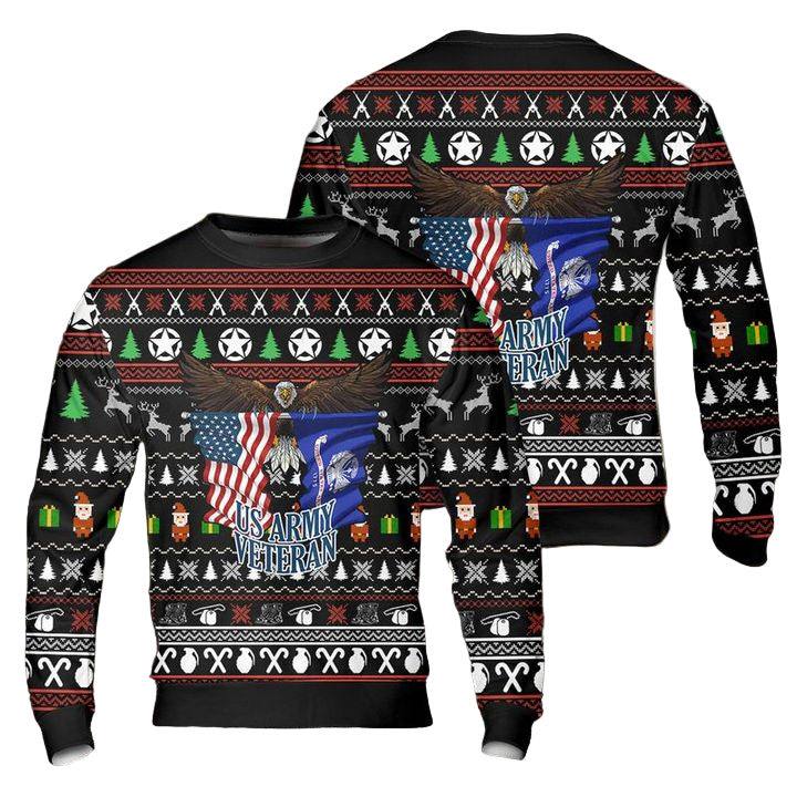 US Army Veteran Christmas Sweater 3D ? Usalast