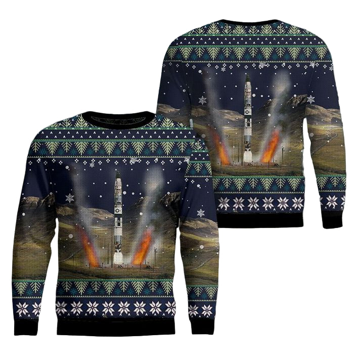 USAF LGM-25C Titan II Christmas Sweater 3D ? Usalast