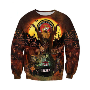 Usmc Mummy Grave Halloween 3D Sweater ? Usalast