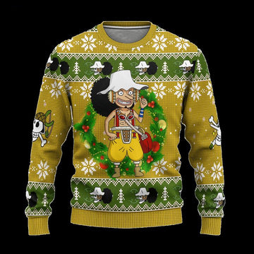 Usopp One Piece Anime Ugly Christmas Sweater Xmas Gift ? Usalast