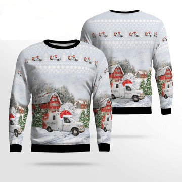 UT Health East Texas EMS Christmas Sweater 3D ? Usalast
