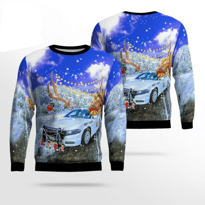 Utah Highway Patrol Christmas Sweater 3D ? Usalast