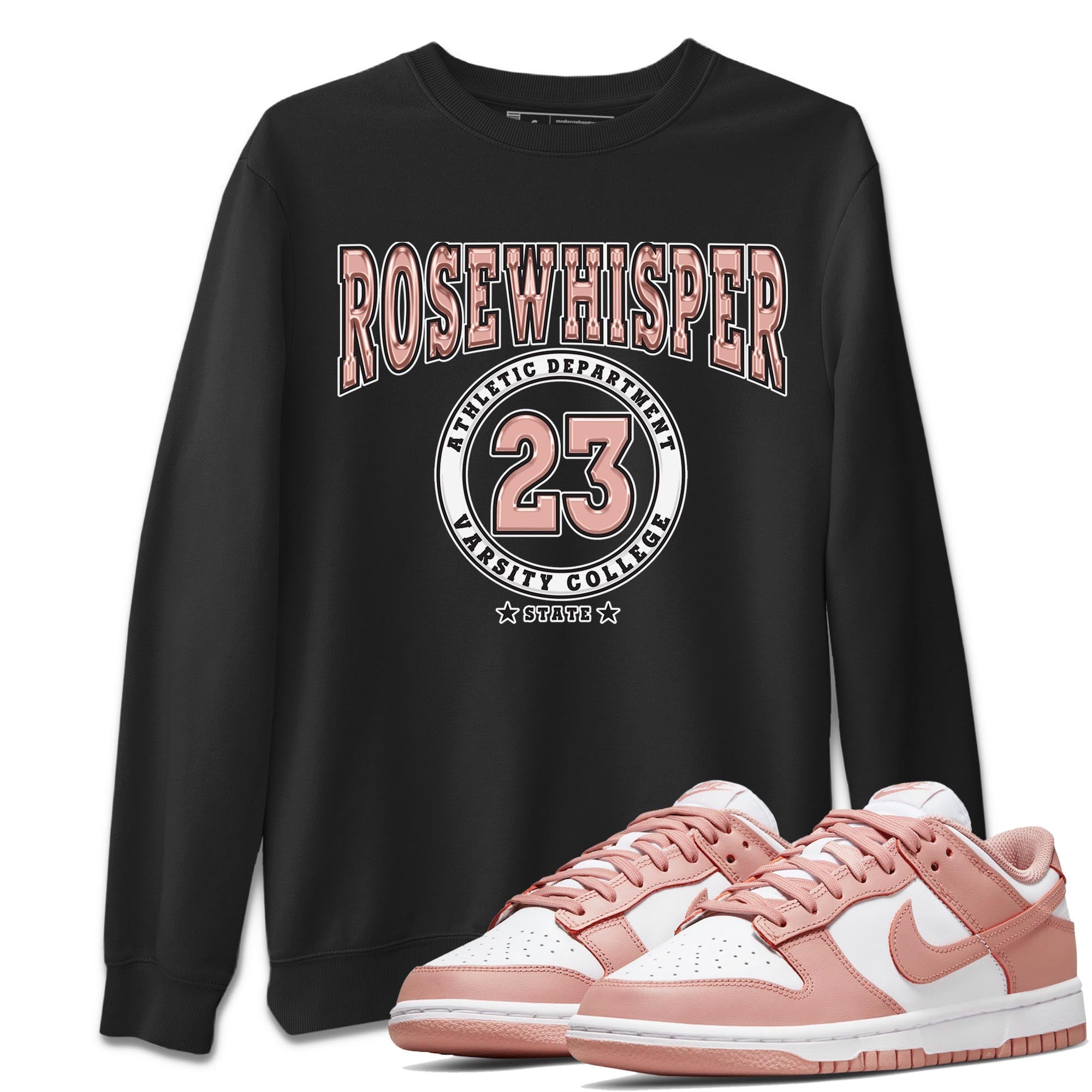 Varsity Sneaker Tee - Dunk Rose Whisper