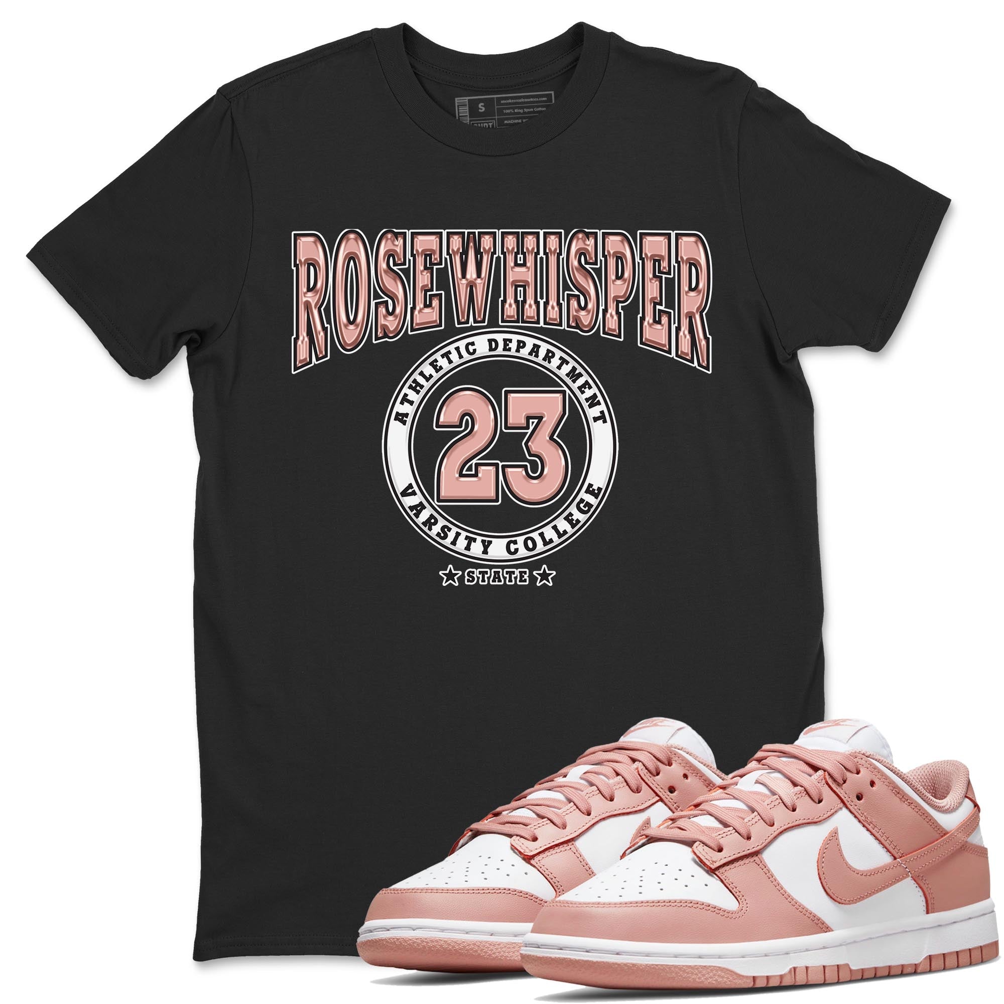 Varsity Sneaker Tee - Dunk Rose Whisper