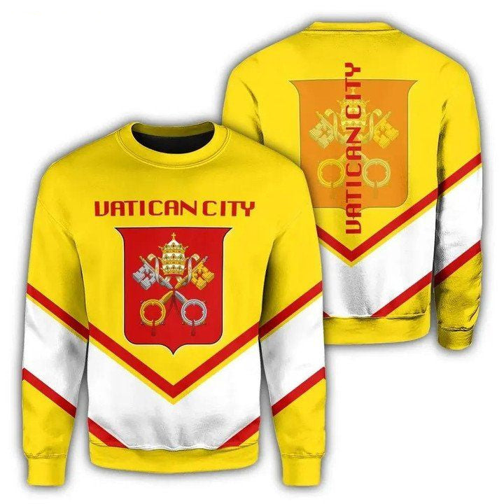 Vaticancity Coat Of Arms Sweater Lucian Style Jw5 ? Usalast