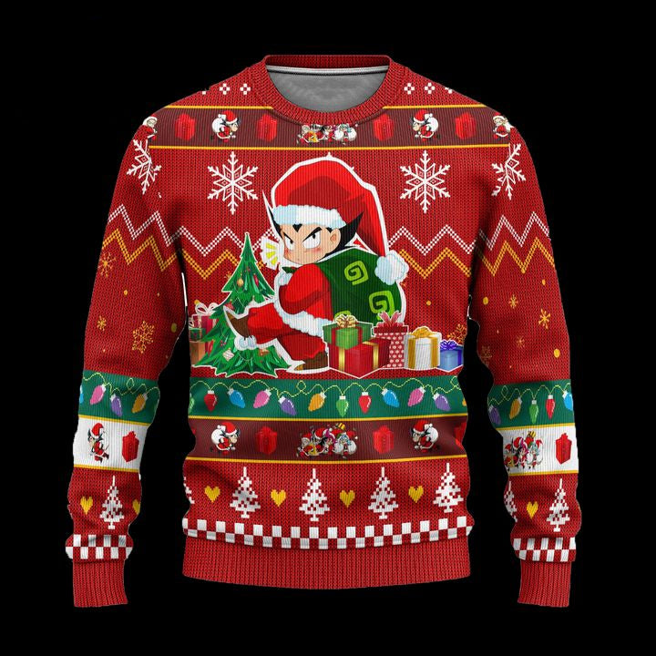 Vegeta Anime Ugly Christmas Sweater Dragon Ball Xmas Gift ? Usalast