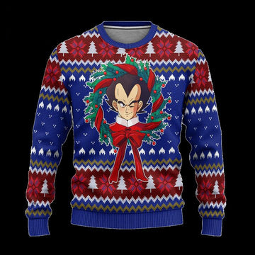 Vegeta Dragon Ball Z Anime Ugly Christmas Sweater Xmas Gift ? Usalast