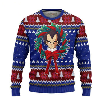 Vegeta Dragon Ball Z Ugly Christmas Sweater And 3D Hoodie Xmas Gift ? Usalast