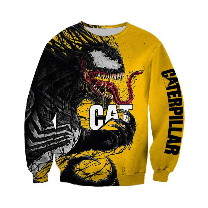 Venom Catterpillar Halloween 3D Sweater ? Usalast