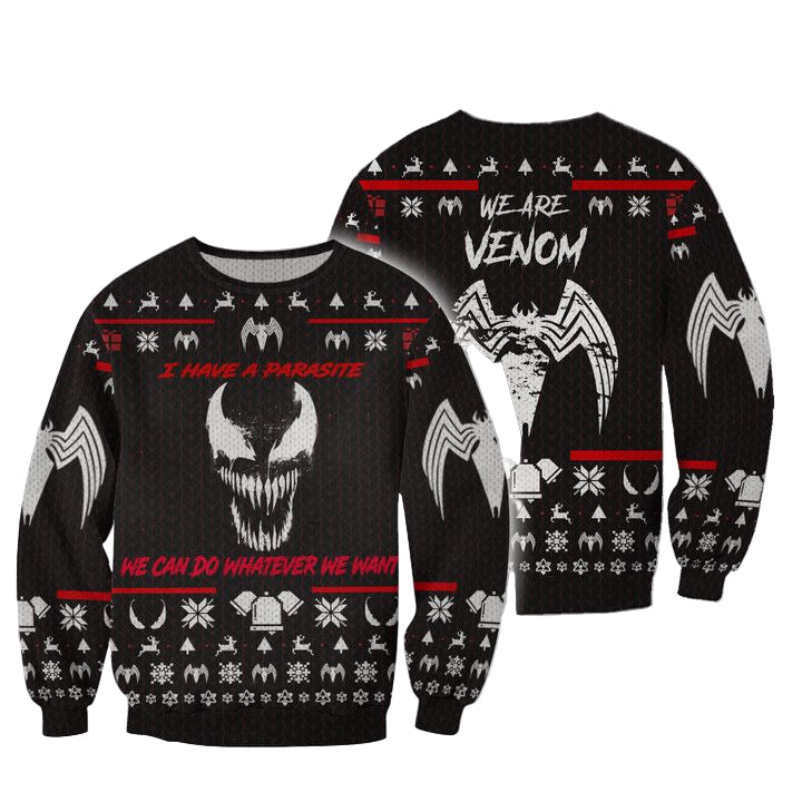Venom I Have Parasite We Can Do Whatever You Want Ugly Sweater Christmas ? Usalast