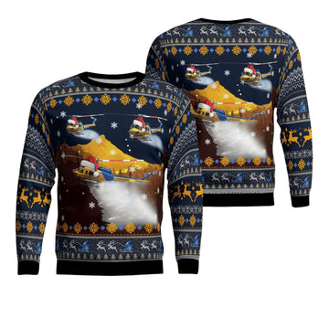 Ventura County Sheriff Fire Support Bell 205A-1 Christmas AOP Sweater ? Usalast