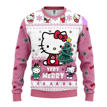 Very Merry Disney Hello Kitty 3d Ugly Christmas Sweater ? Usalast