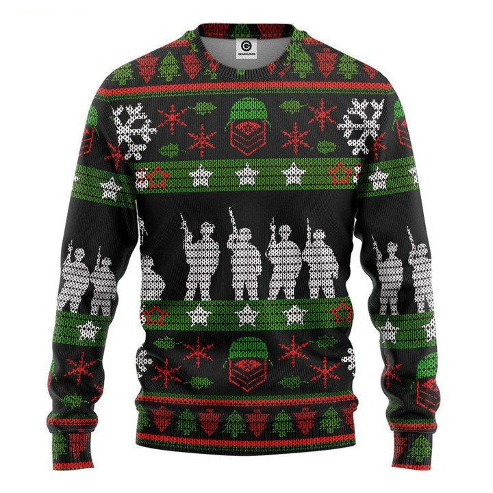 Veteran Soldier Christmas Sweater ? Usalast