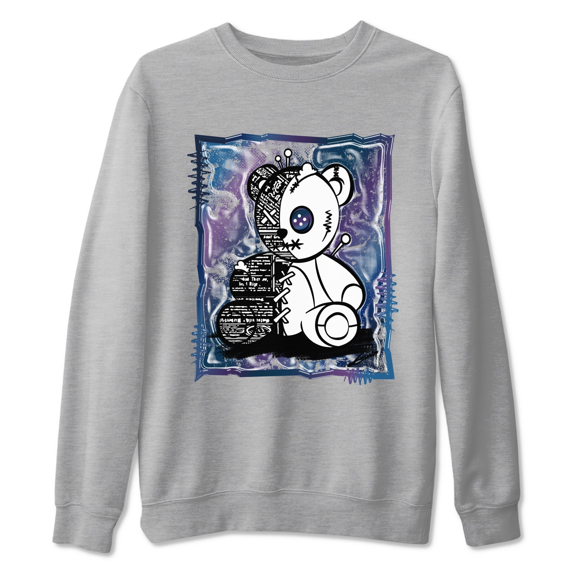 Vintage Bear Sneaker Tees - Air Foamposite One Galaxy