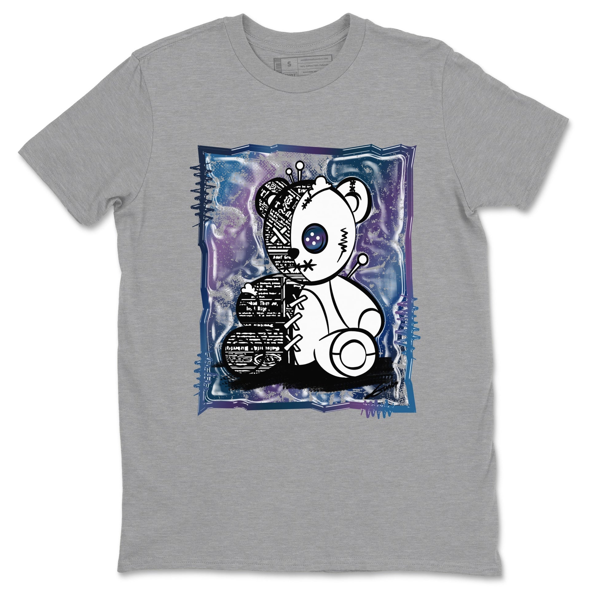 Vintage Bear Sneaker Tees - Air Foamposite One Galaxy