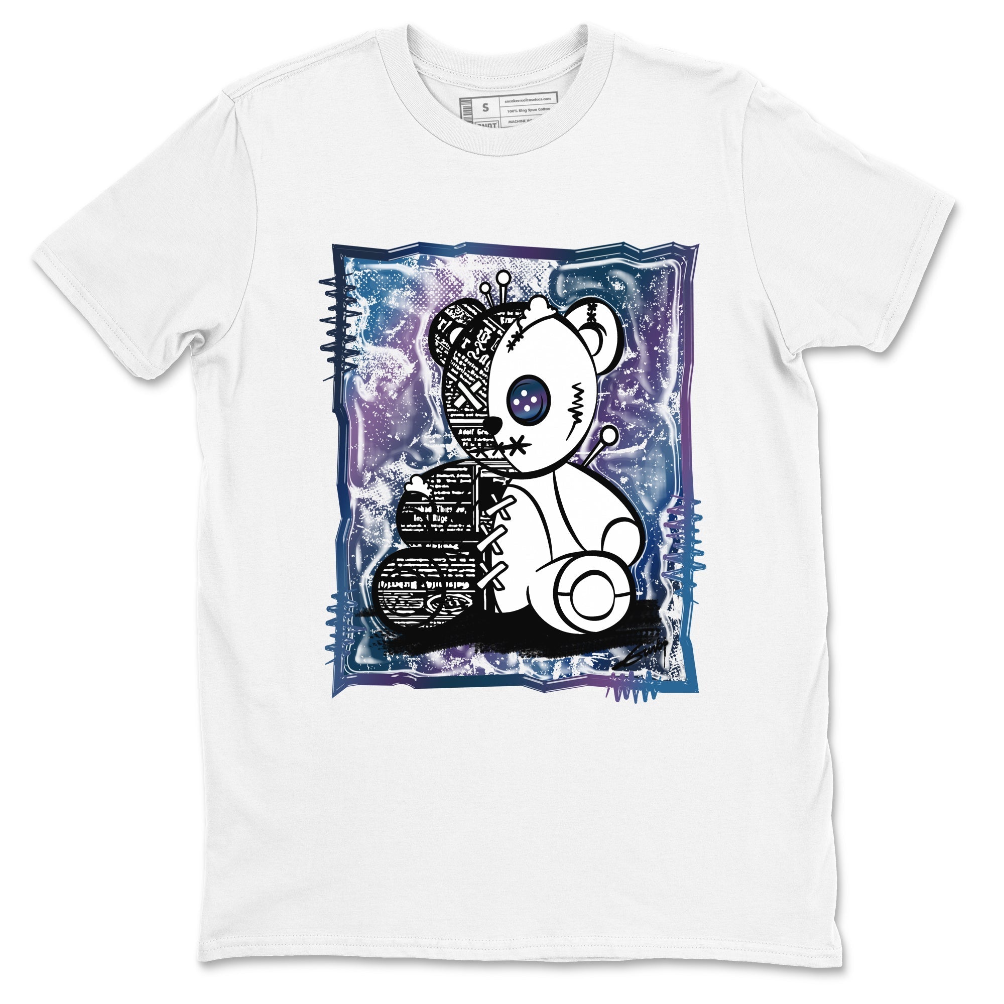 Vintage Bear Sneaker Tees - Air Foamposite One Galaxy