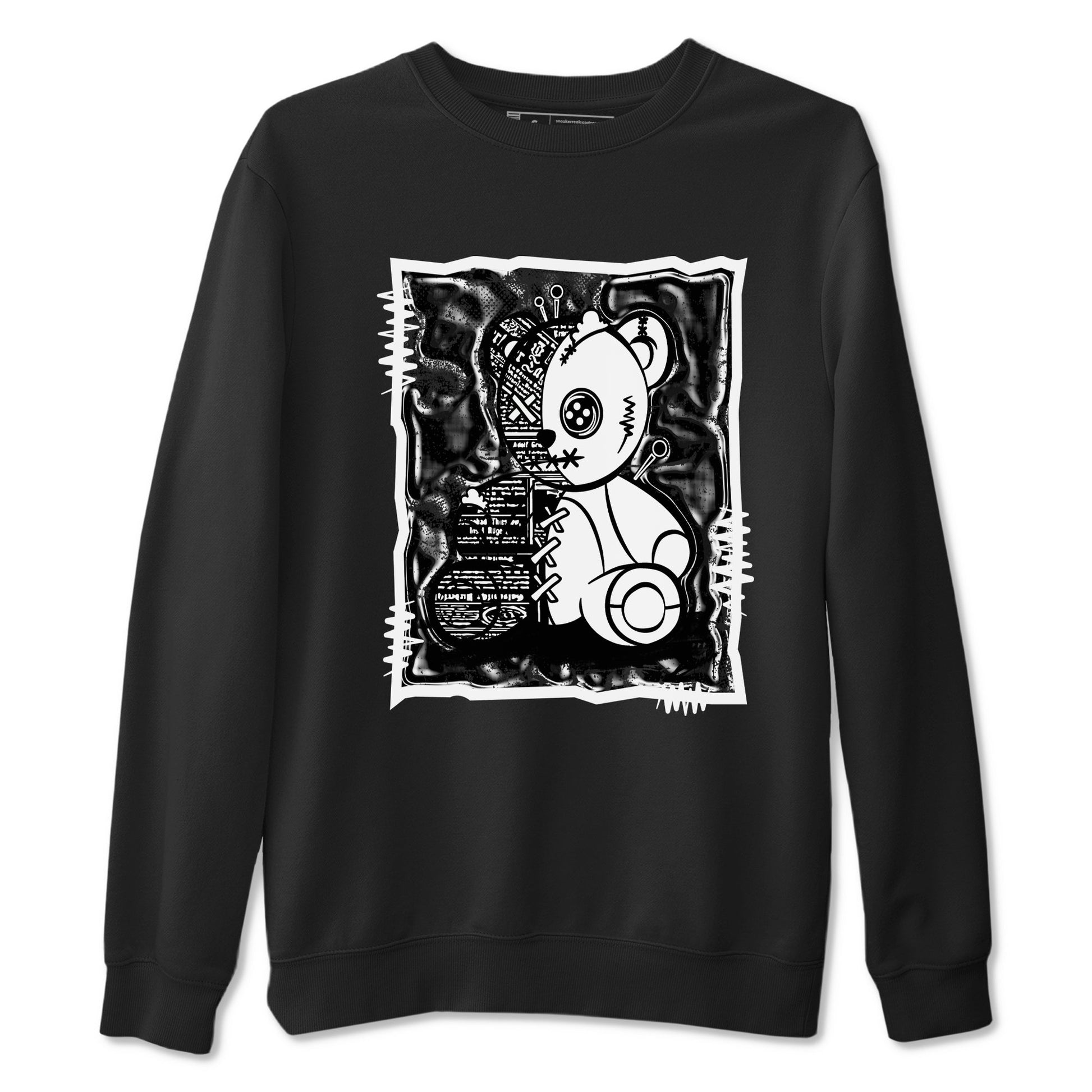 Vintage Bear Sneaker Tees - Air Jordan 4 White Thunder