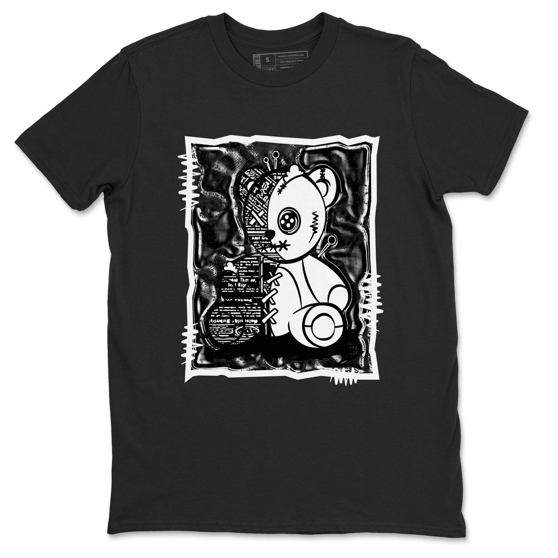Vintage Bear Sneaker Tees - Air Jordan 4 White Thunder