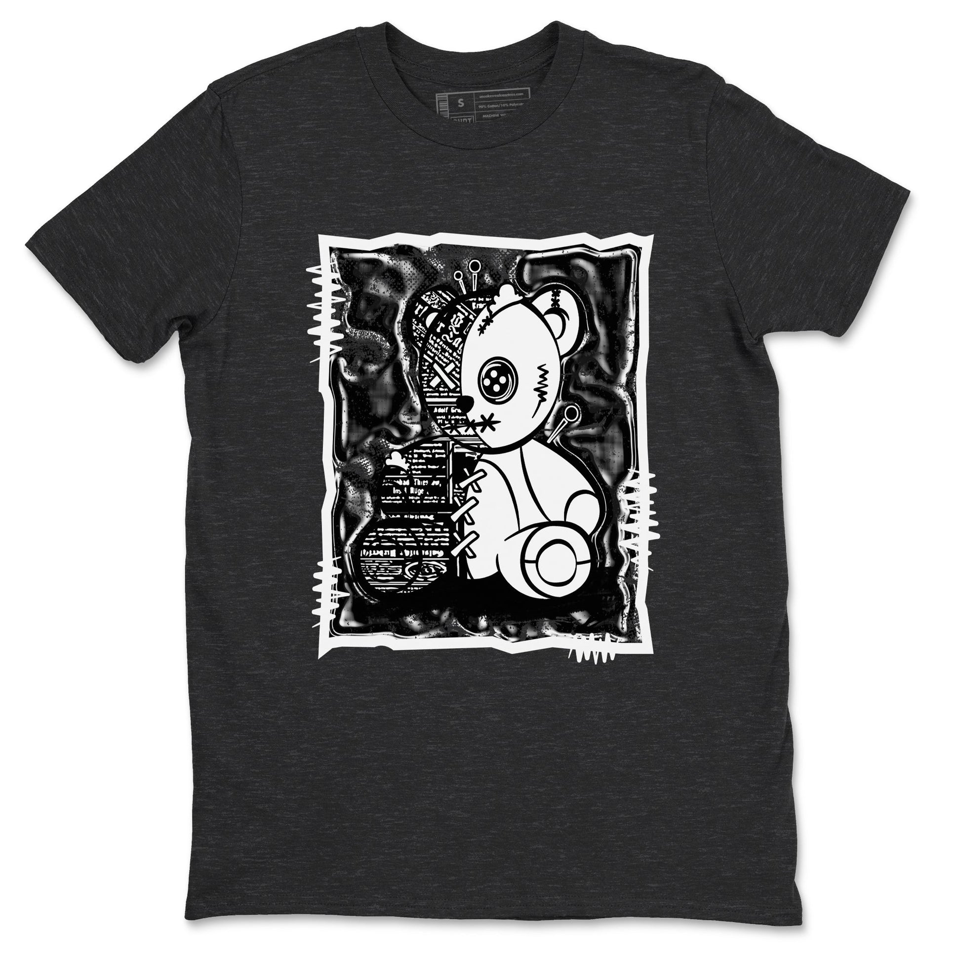 Vintage Bear Sneaker Tees - Air Jordan 4 White Thunder