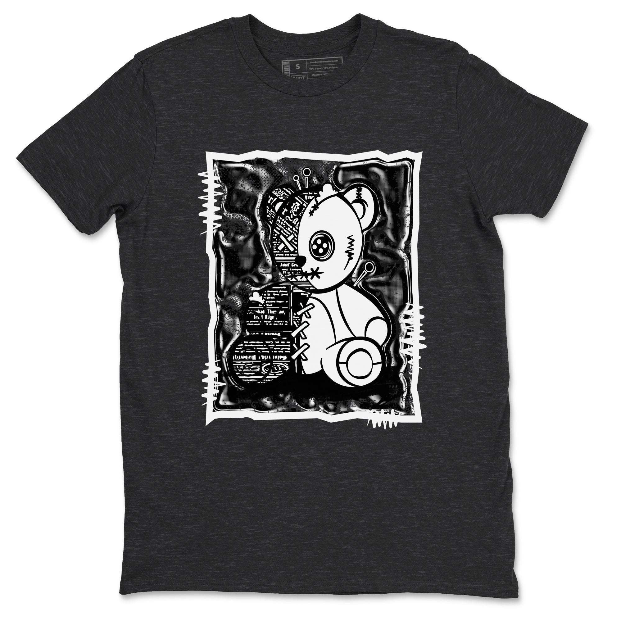 Vintage Bear Sneaker Tees - Air Jordan 4 White Thunder