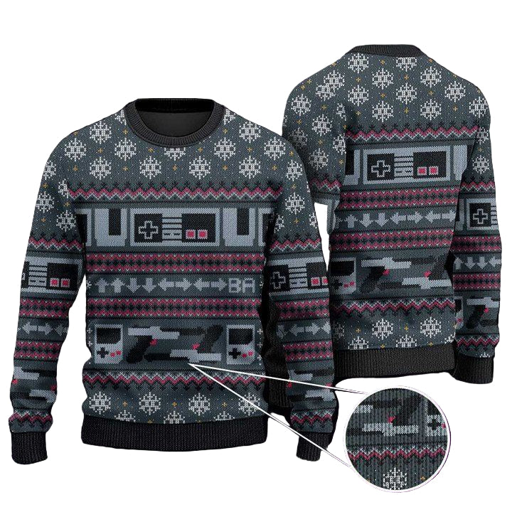 Vintage Game Console Gamer Gift Ugly Sweater ? Usalast