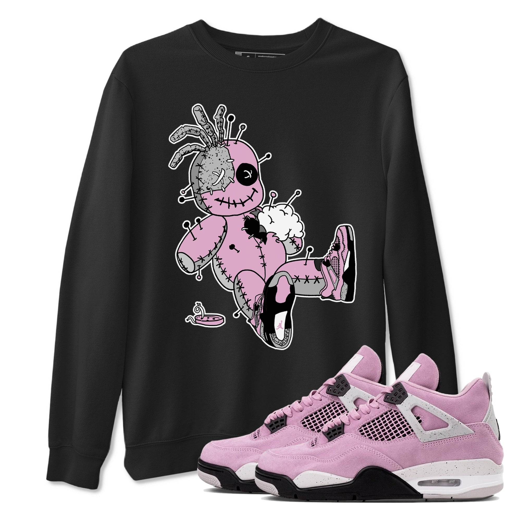 Voodoo Doll Sneaker Tees - Air Jordan 4 Orchid