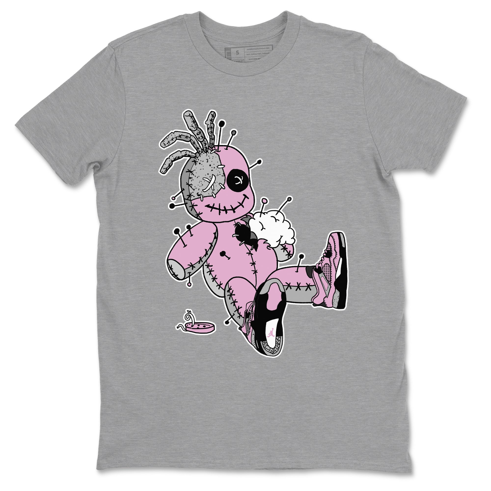 Voodoo Doll Sneaker Tees - Air Jordan 4 Orchid