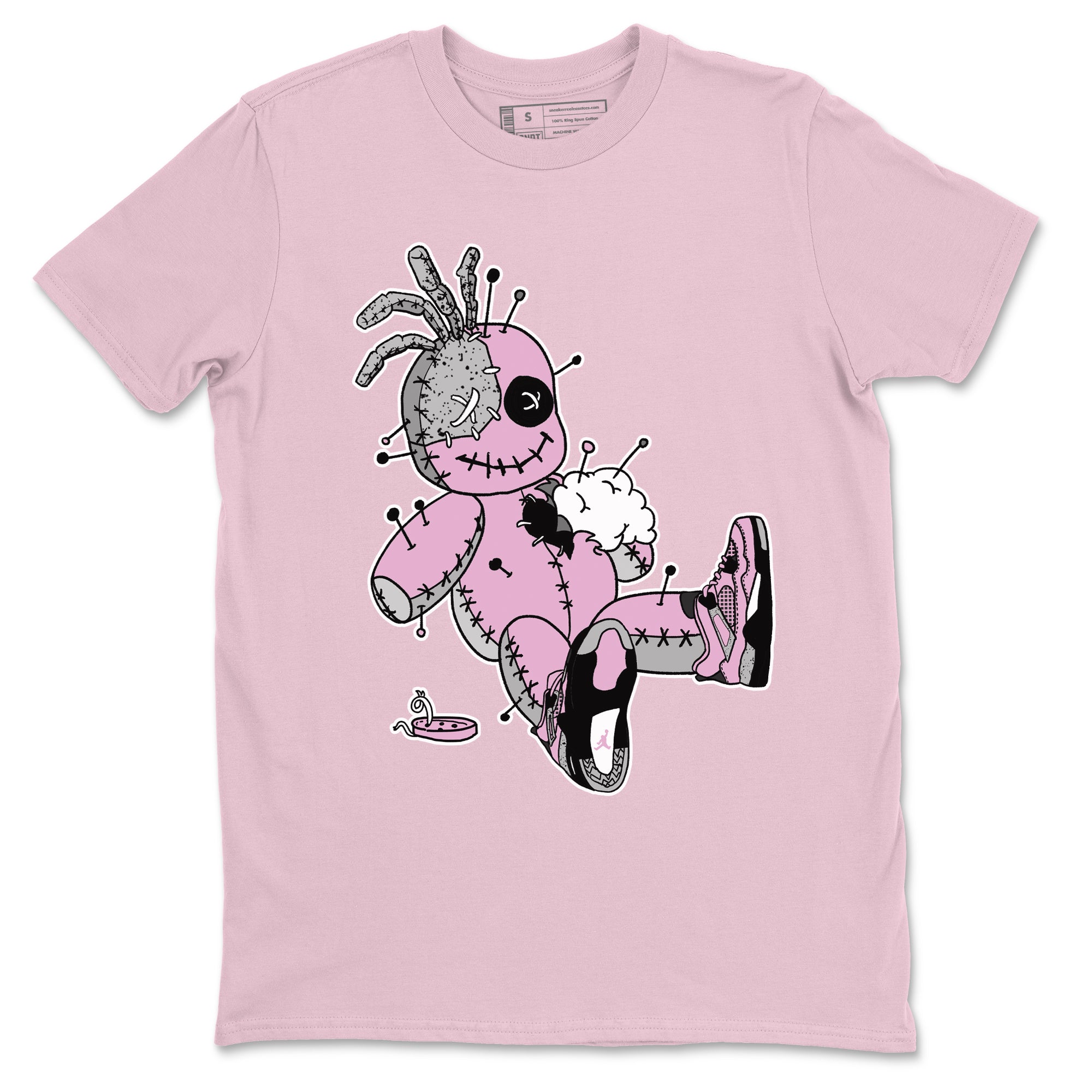 Voodoo Doll Sneaker Tees - Air Jordan 4 Orchid