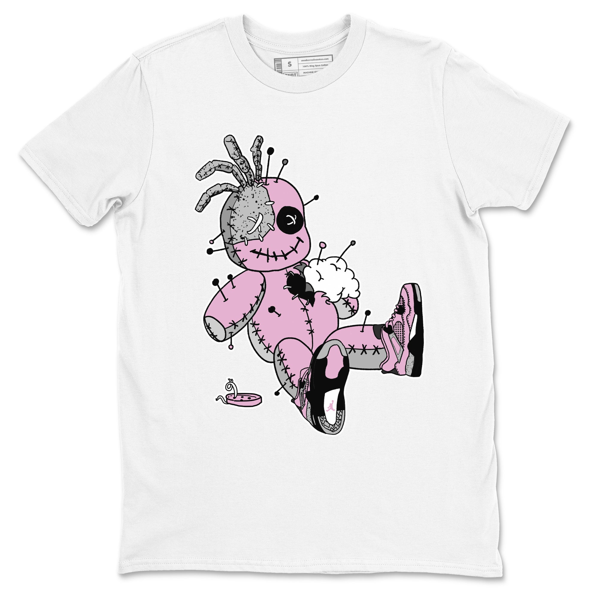 Voodoo Doll Sneaker Tees - Air Jordan 4 Orchid