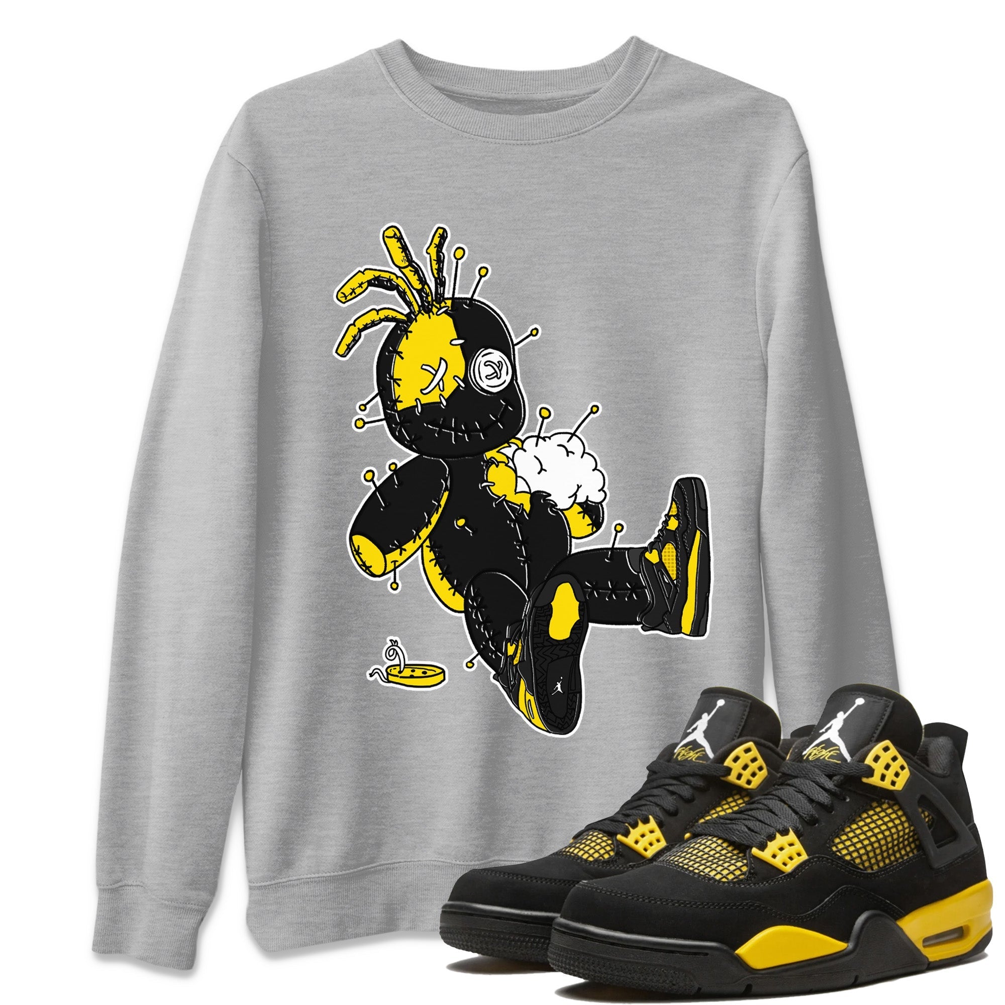 Voodoo Doll Unisex Tops - Air Jordan 4 Thunder