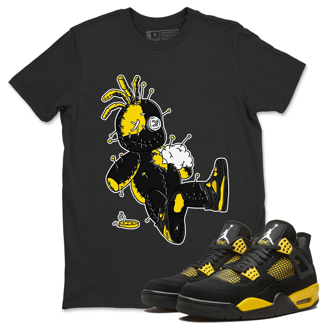 Voodoo Doll Unisex Tops - Air Jordan 4 Thunder