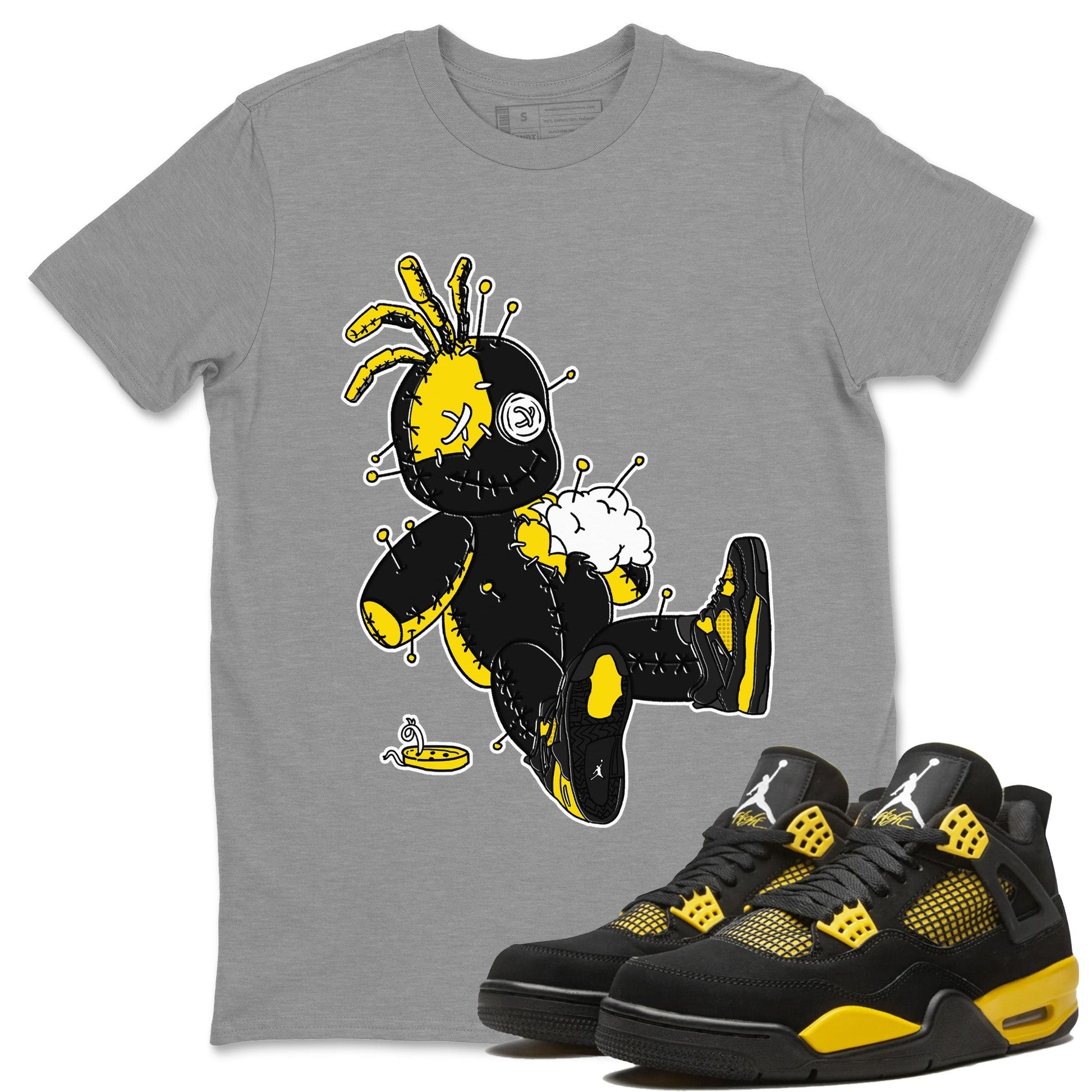 Voodoo Doll Unisex Tops - Air Jordan 4 Thunder