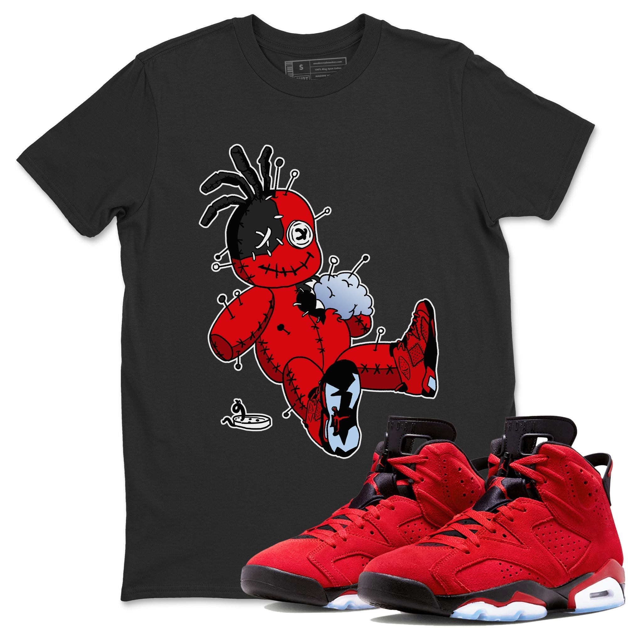 Voodoo Doll Unisex Tops - Air Jordan 6 Toro Bravo