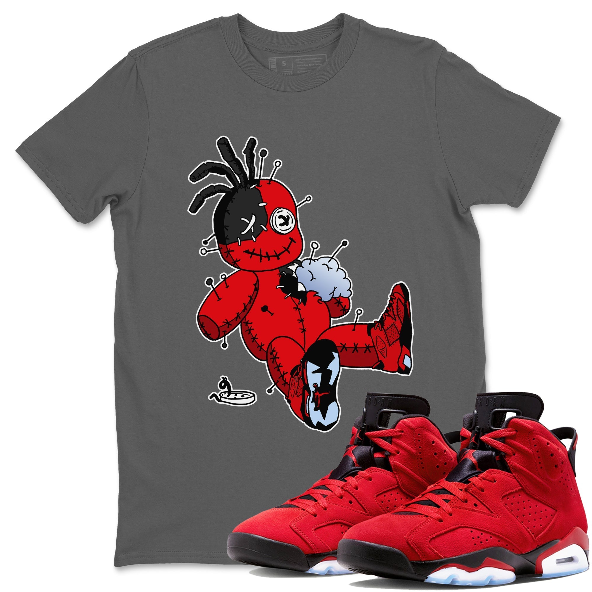 Voodoo Doll Unisex Tops - Air Jordan 6 Toro Bravo