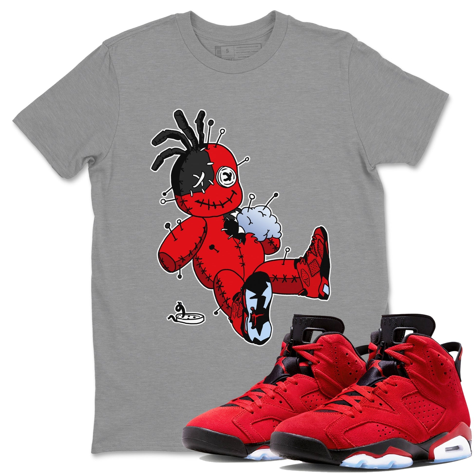 Voodoo Doll Unisex Tops - Air Jordan 6 Toro Bravo
