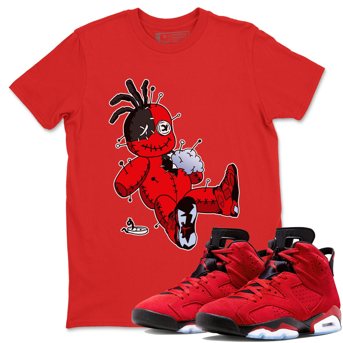 Voodoo Doll Unisex Tops - Air Jordan 6 Toro Bravo