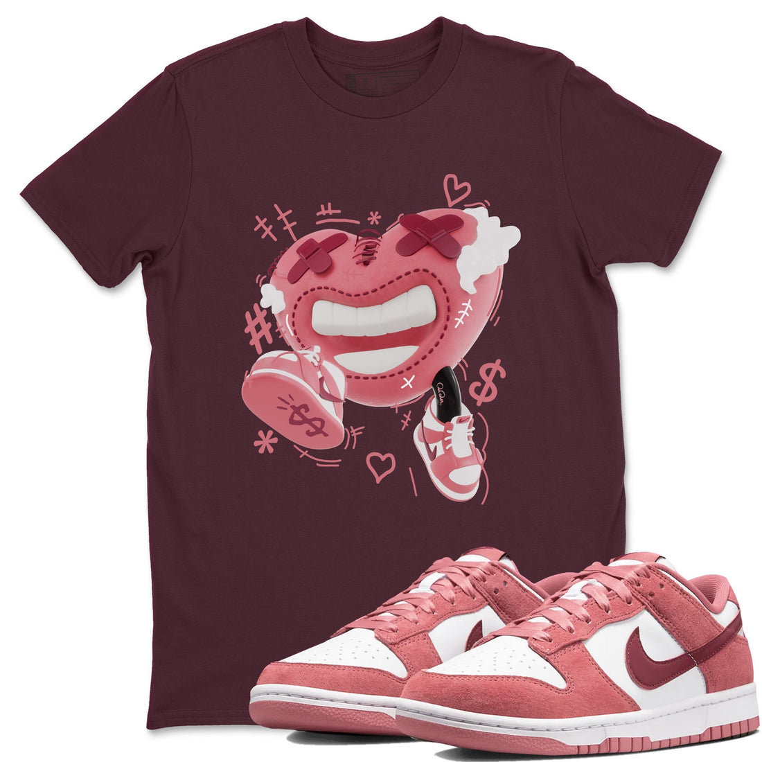 Walk In Love Sneaker Tee - Dunk Valentines Day 2024
