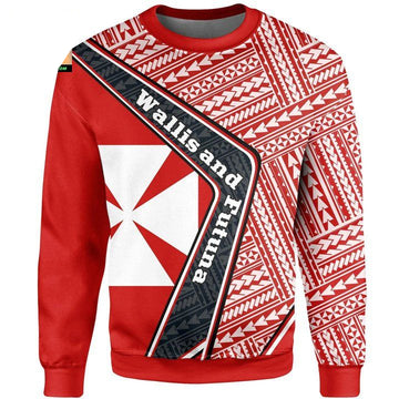 Wallis And Futuna Sweater ? Polynesian Coat Of Arms A224 ? Usalast