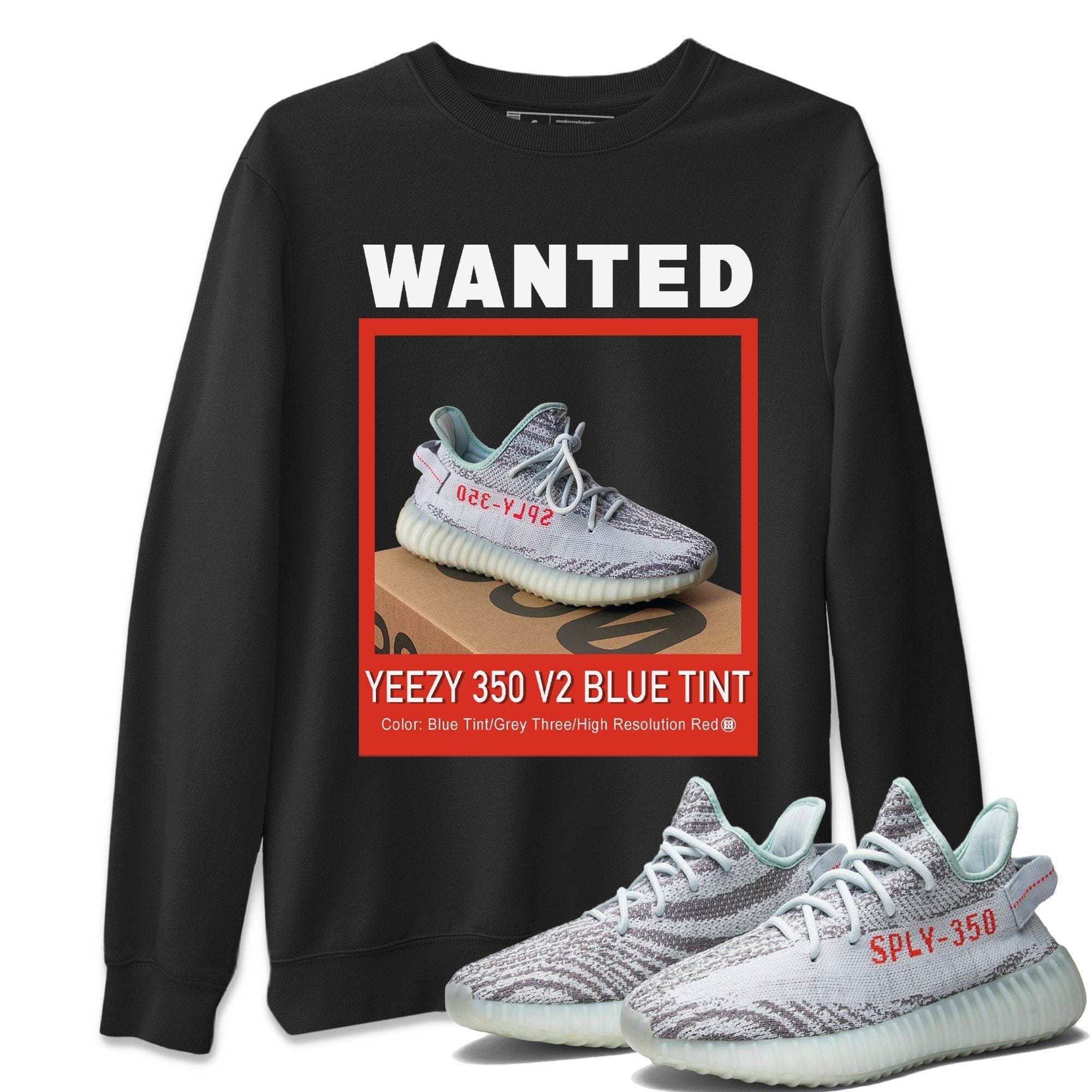 Wanted Unisex Tops - Yeezy 350 Blue Tint