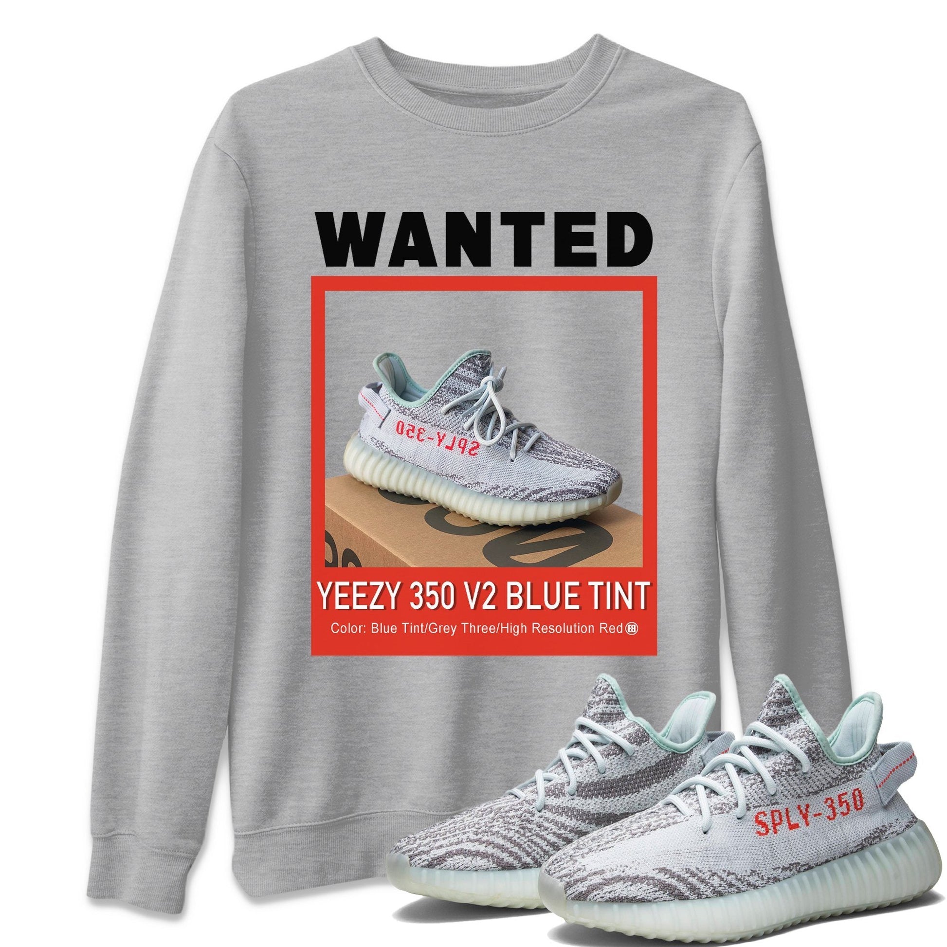 Wanted Unisex Tops - Yeezy 350 Blue Tint
