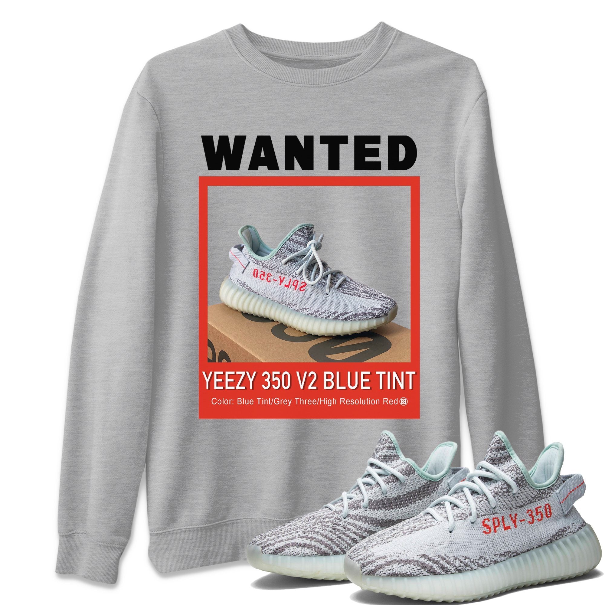 Wanted Unisex Tops - Yeezy 350 Blue Tint