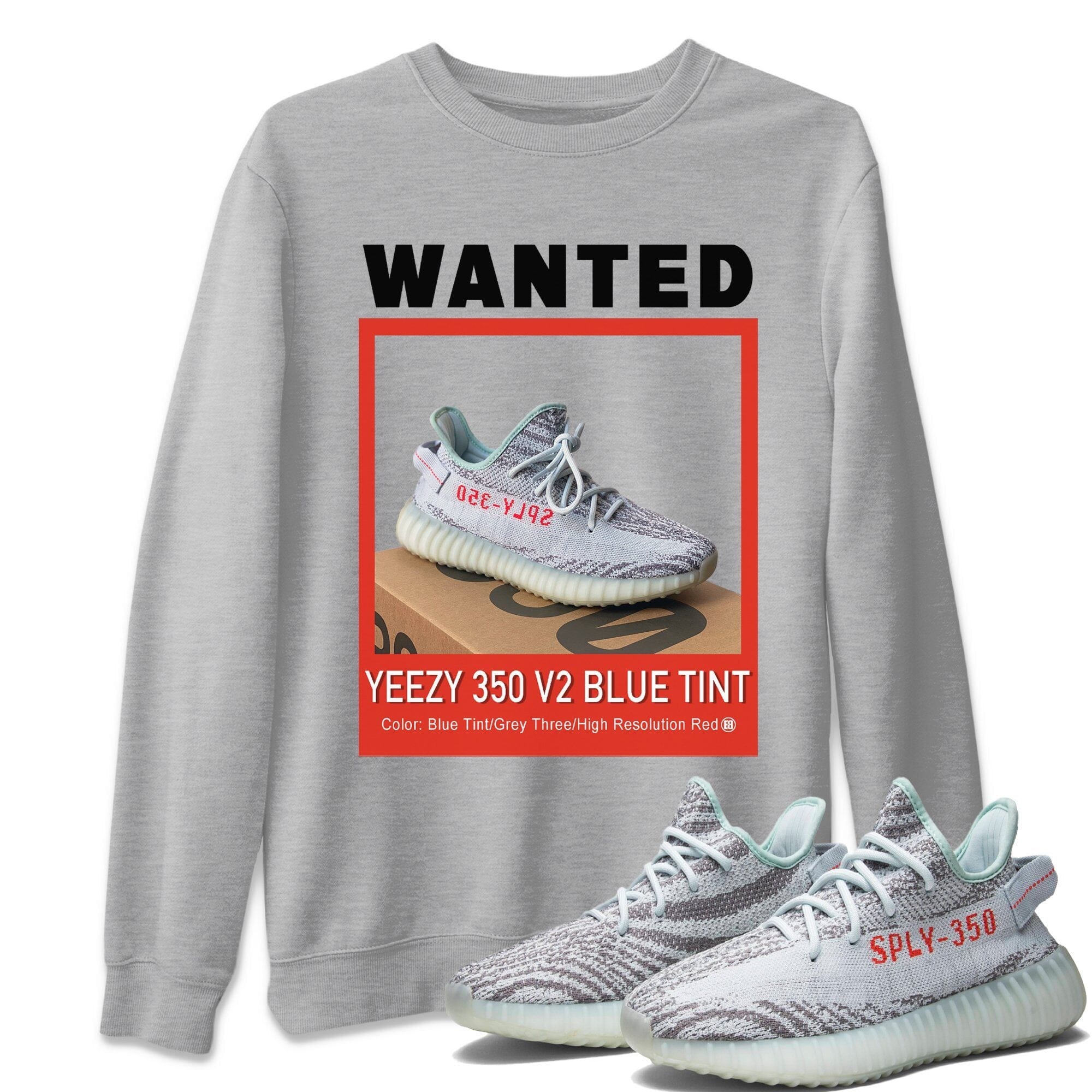 Wanted Unisex Tops - Yeezy 350 Blue Tint