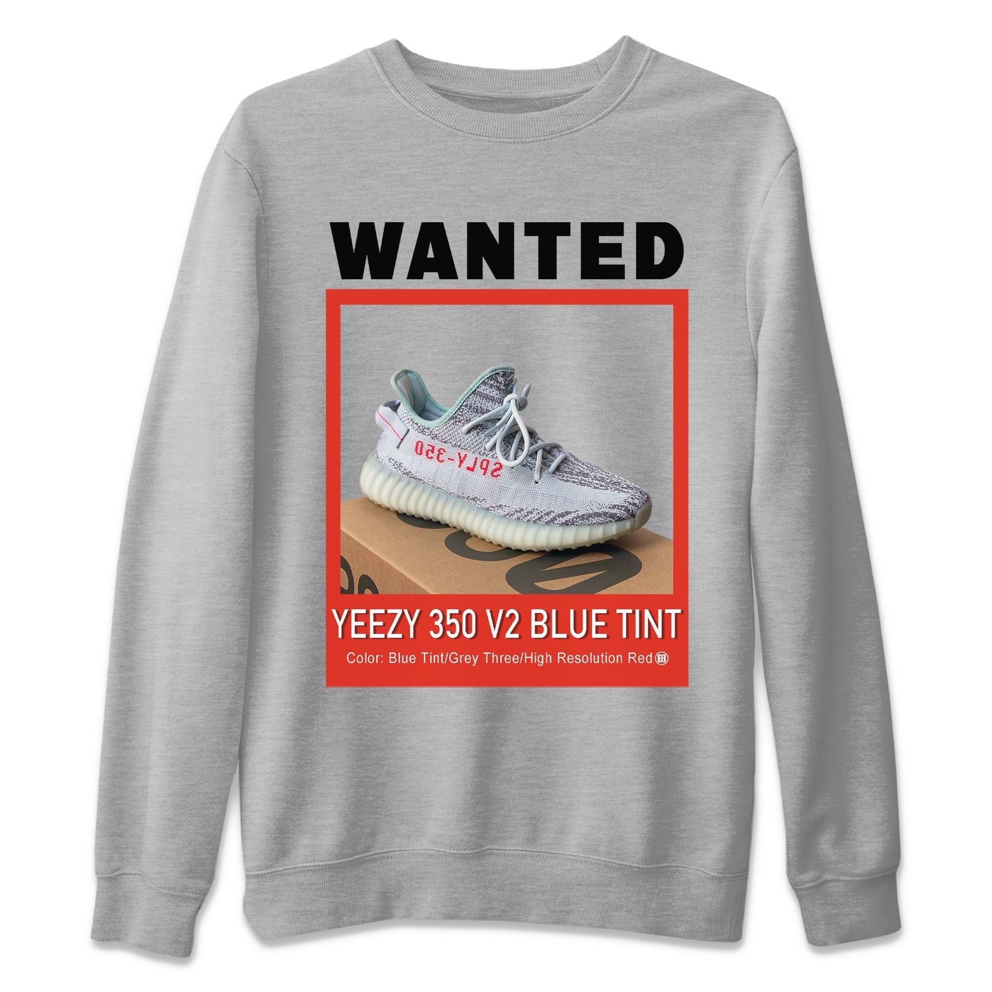 Wanted Unisex Tops - Yeezy 350 Blue Tint