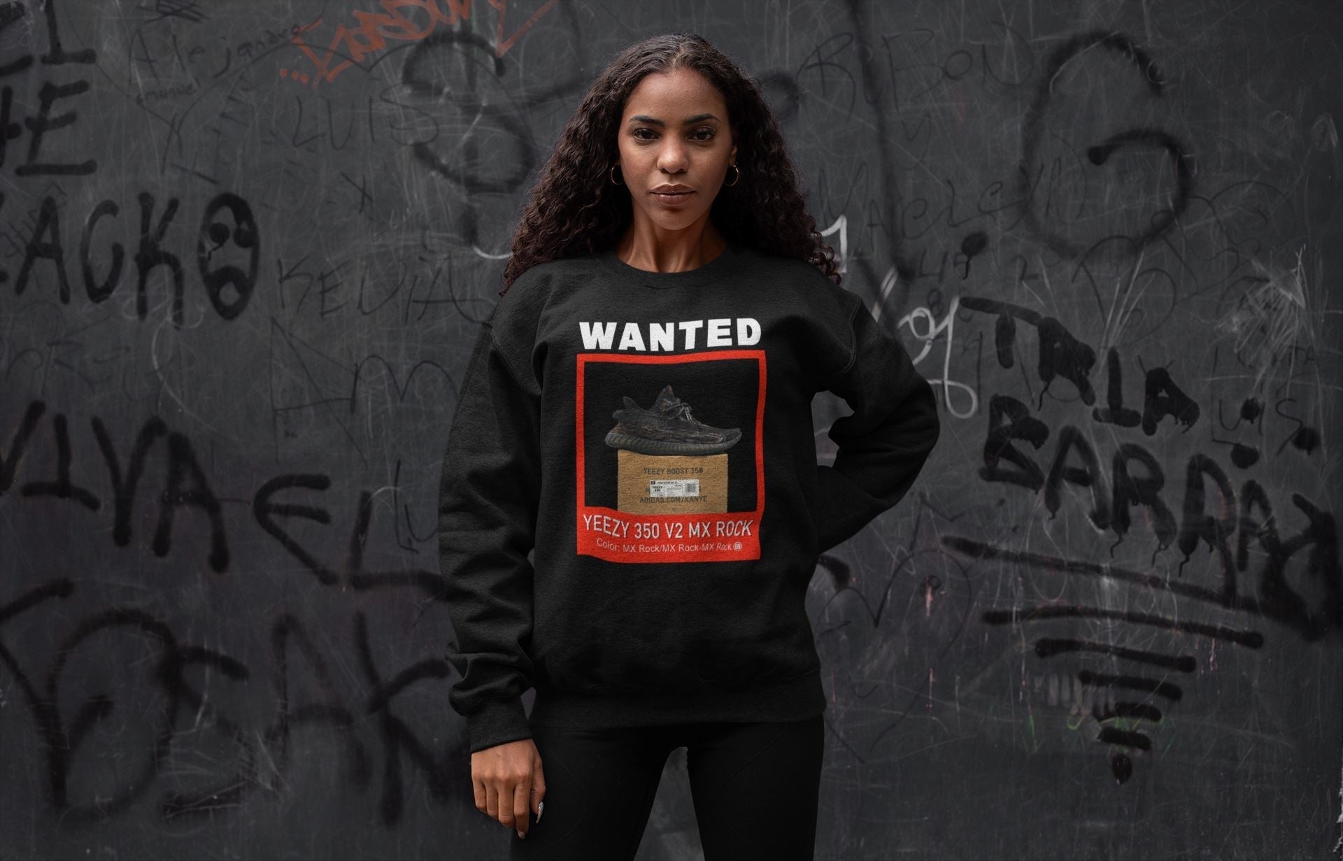 Wanted Unisex Tops - Yeezy 350 MX Rock